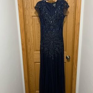 Adrianna Papell beaded gown